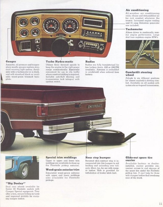 1974 Chevrolet Pickups Brochure Page 12